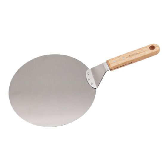 MEGA SALE!  Stainless Steel 12" Pizza Peel / Paddle with Rubberwood Handle