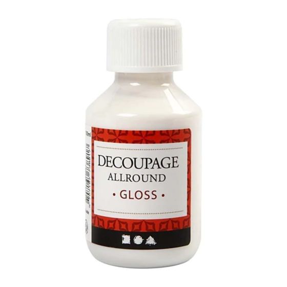 Decoupage Allround Gloss Adhesive & Varnish 100ml