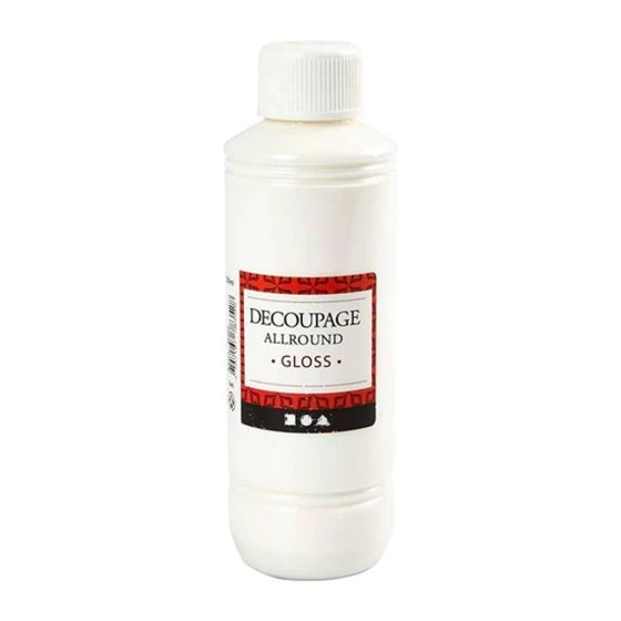 Decoupage ALLROUND Gloss Adhesive & Varnish 250ml