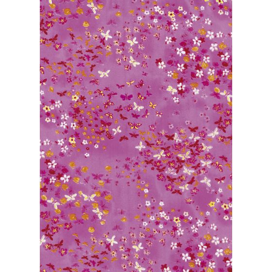 Decopatch Paper C 505 - Hot Pink Butterfly Design - 3 sheets