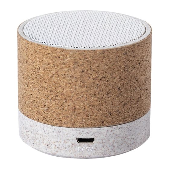 Circular Cork Wireless Speaker (end of line)