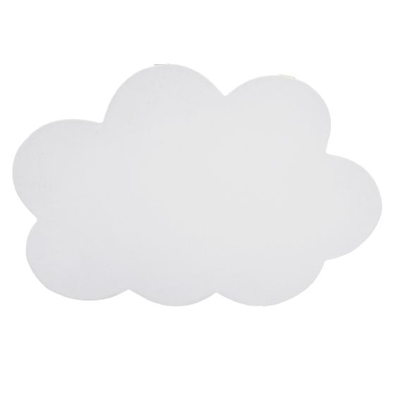 White Cloud Shaped Plaque - WBM0173