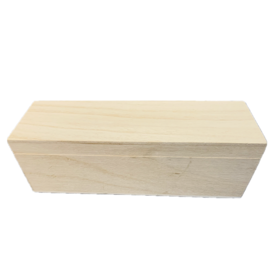 A4 Rolled Certificate Rectangular Wooden Box with Magnetic Clasp