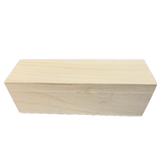 Rectangular Wooden Pencil Box or A4 Rolled Certificate Box with Magnetic Clasp