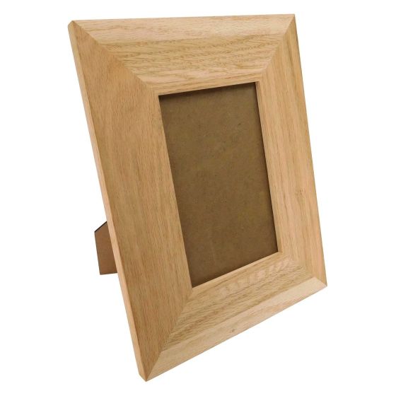 6" x 4" Unvarnished Oak Photo Frame - WBM5228