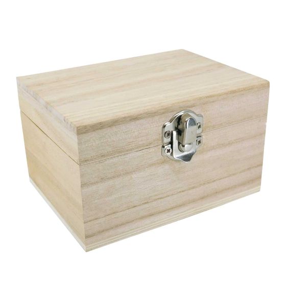 12cm Rectangular Wooden Box - WBM6002