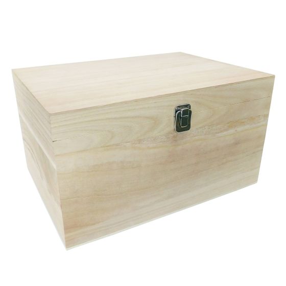 36cm Rectangular Wooden Box - WBM6007