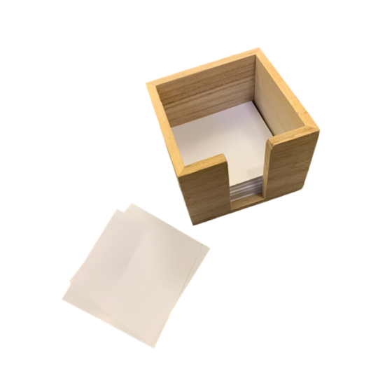 Wooden Paper / Note Holder