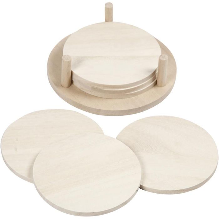 Blank store drink coasters
