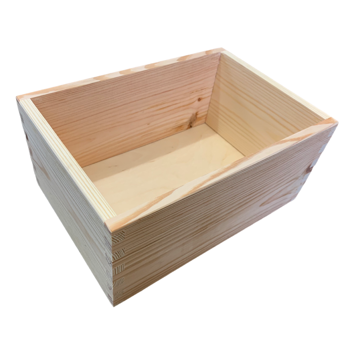 Open top wooden box online