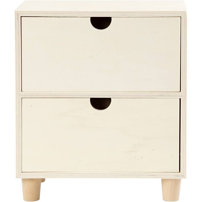 Mini chest top with 2 drawers