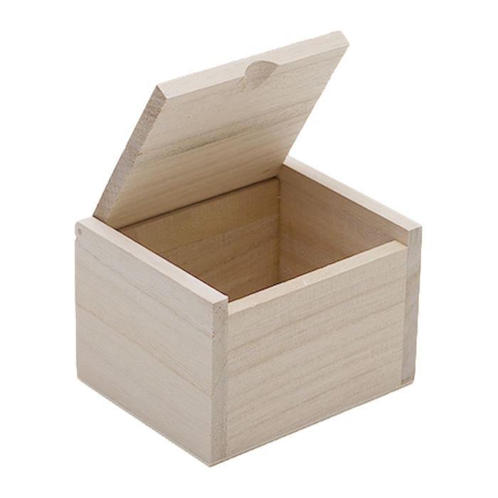 Box with on sale hinged lid