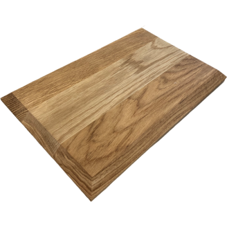 30cm Solid Oiled Oak Luxury Rectangular Chopping Board / Plaque / Plinth / Sign