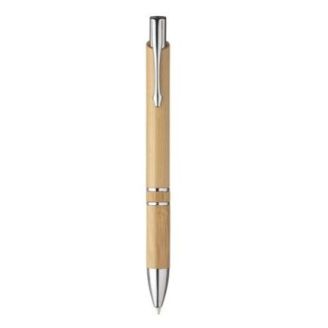 Bamboo Pen with Metal Rings