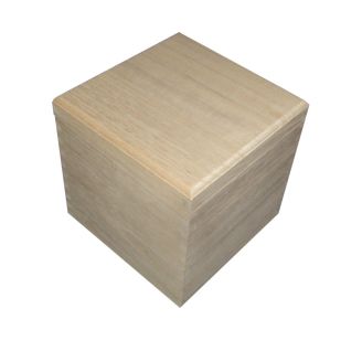 17cm Cube Square Box with Removable Lid - WBM0021