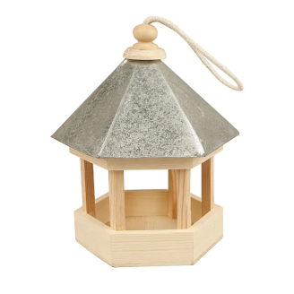 Bird Feeder with Zinc Metal Roof - WCC577300