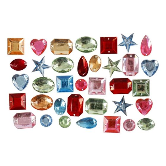15g Pack of Aladdin's Cave Rhinestones/Gems 15-17mm