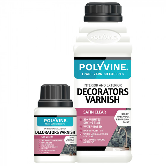 Decorators Varnish - Satin - Two Sizes