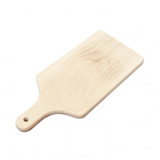 Solid Beech Small 31cm Rectangular Chopping or Cheese Board with Handle