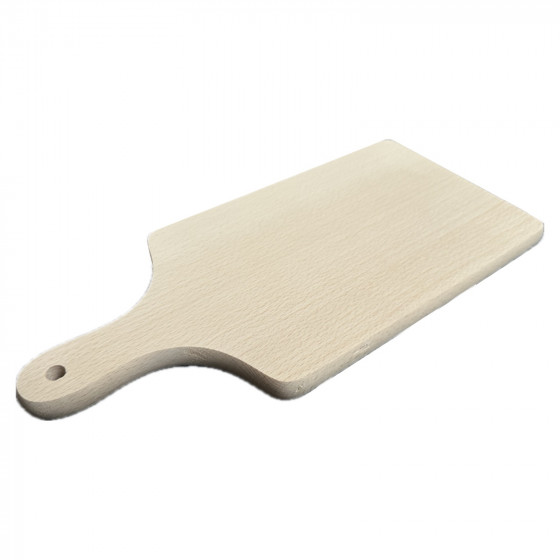 Solid Beech Wood 42cm Chopping or Cheese Board with Handle