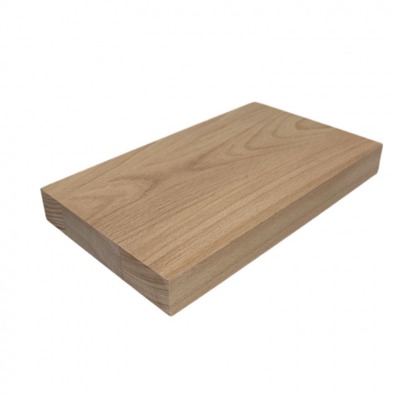 Plain Chunky Solid Beech 25cm Rectangular Chopping Board or Freestanding Plaque